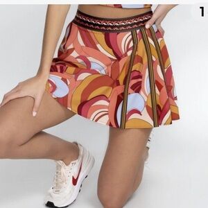 Johnny Was Active Bee Rachel May Pleated Skirt/ Skort